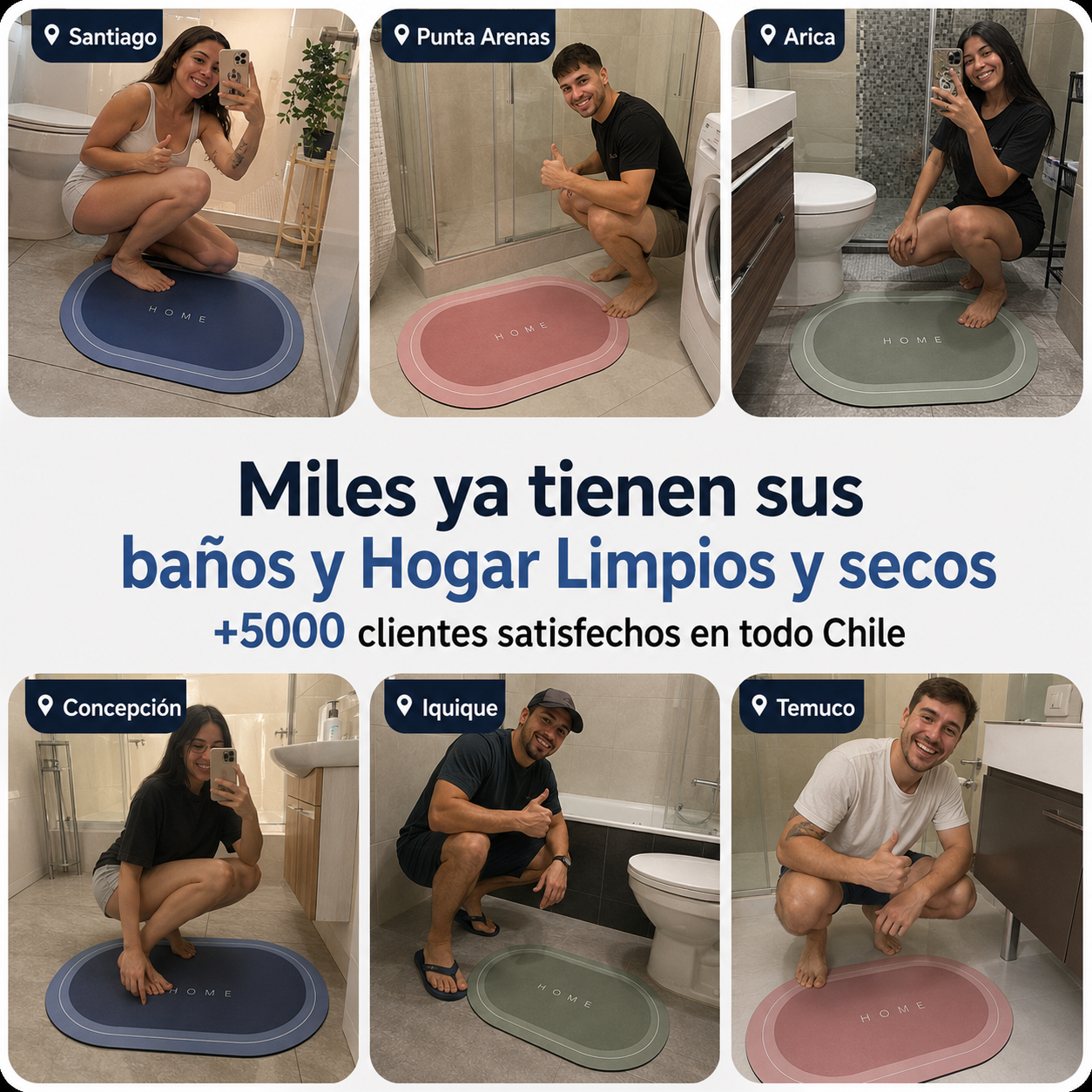 🚿 DryStep Home - Tapete Absorbente de Secado Rápido para Ducha