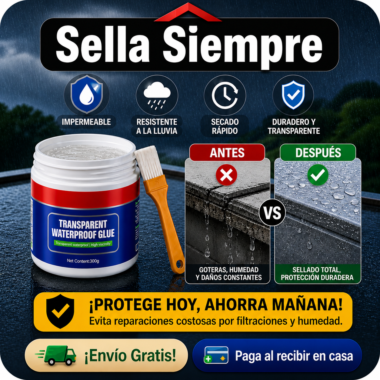 💧Sella Siempre - Despídete de las goteras y filtraciones💨