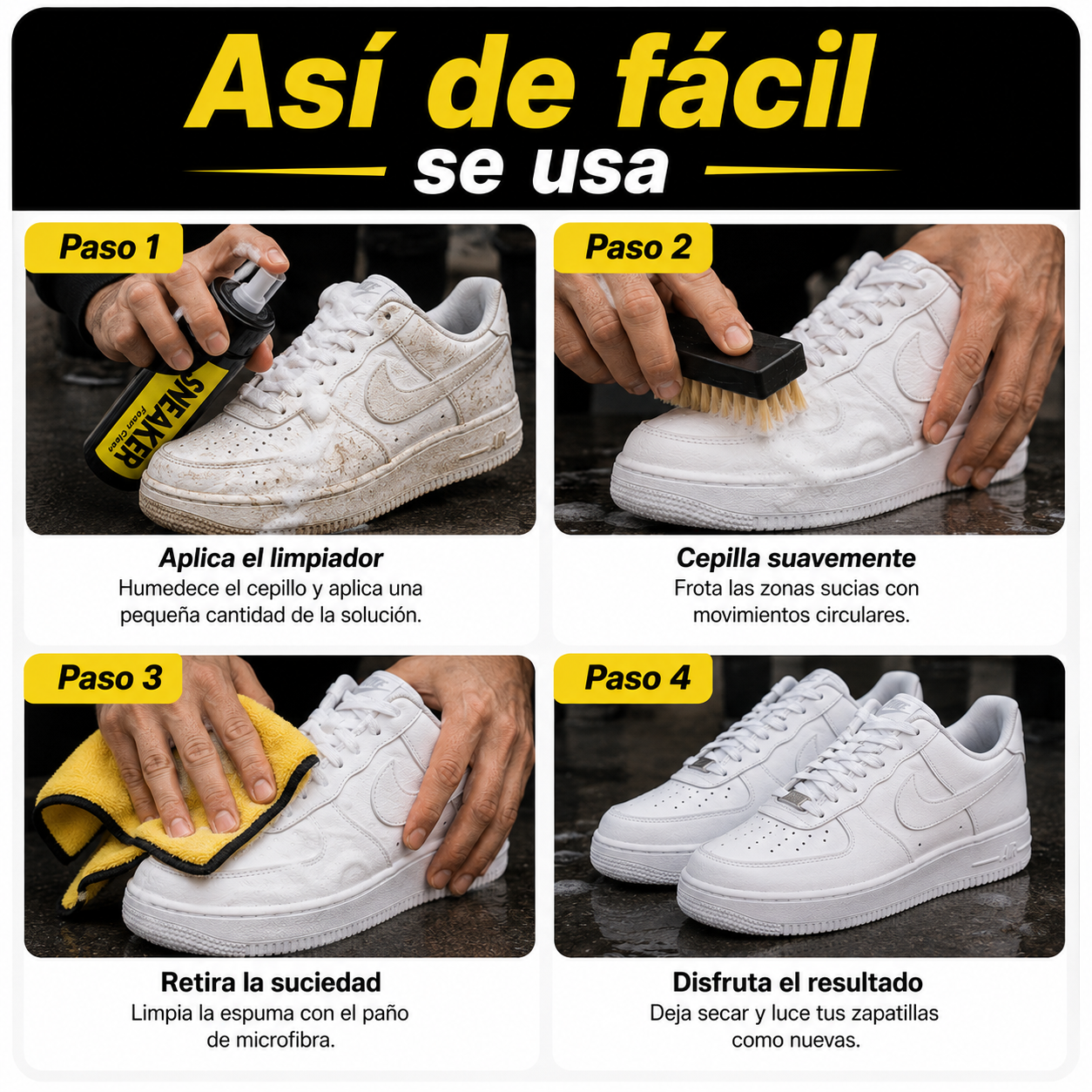 👟 SneakCare™ – Dales una Nueva Vida - Kit de Limpieza Premium Zapatillas