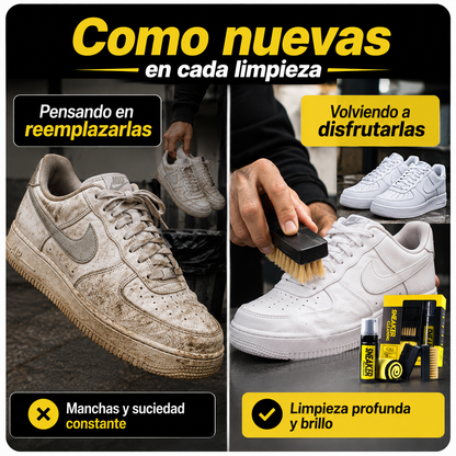 👟 SneakCare™ – Dales una Nueva Vida - Kit de Limpieza Premium Zapatillas