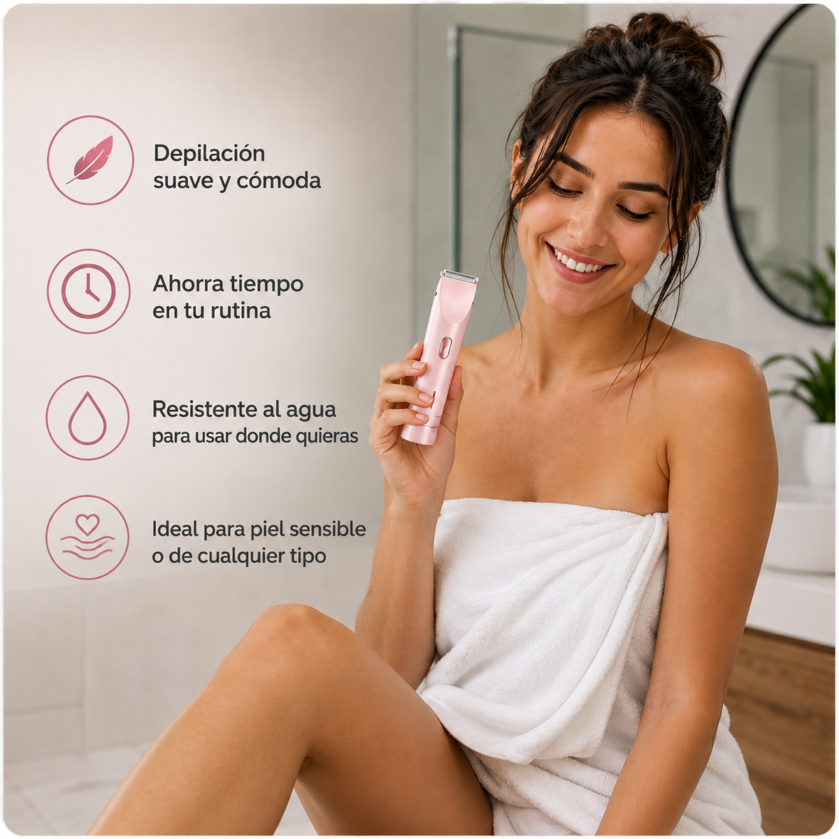 ✨ SilkTrim™ – Rasuradora Femenina Inteligente - La Forma Más Rápida Y Suave De Depilarte.
