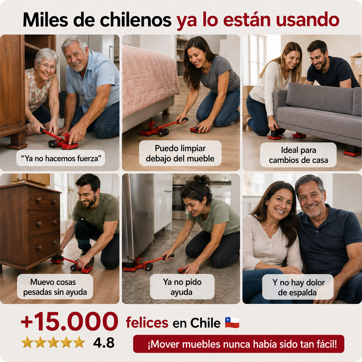 🛋️ Kit MueveFácil Pro™ - Mueve muebles sin esfuerzo ni ayuda
