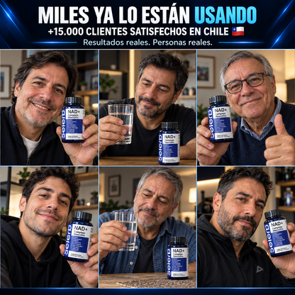 NAD+ Men’s Complex™ – Energía, Vitalidad y Rendimiento Masculino | 60 Cápsulas