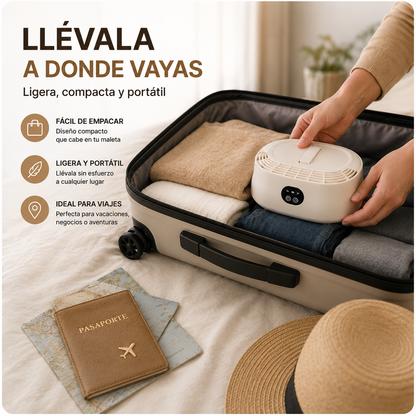 EcoDry Portátil - Ropa Seca en Minutos Sin Estrés ni Ruidos