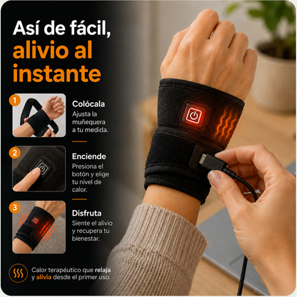 ✨ ThermoCare™ | Muñequera Térmica para Regalar🎁