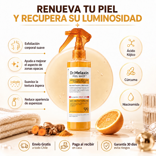 Dr. Melaxin Peel Shot™ – Exfoliante Corporal para una Piel Más Suave y Luminosa 200ml