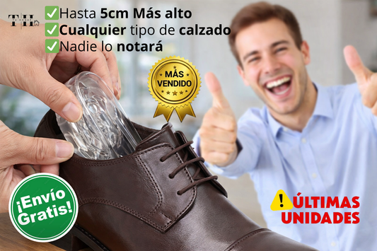 👟Plantillas Aumenta Estatura hasta 5 CM- Siéntete Seguro👟