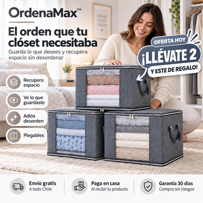 OrdenaMax™ – Más Espacio, Menos Desorden