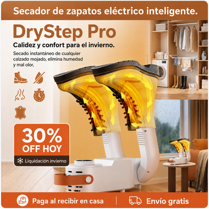 👟 DryStep Pro Secador de Zapatos Inteligente - Adiós Humedad y Mal Olor - Oferta Liquidación Invierno ❄️