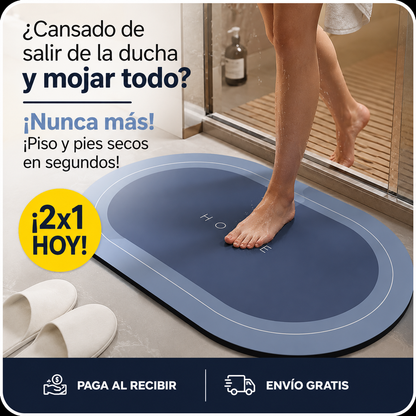 🚿 DryStep Home - Tapete Absorbente de Secado Rápido para Ducha